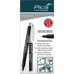 Permanentný značkovač Pica 532 Classic 1 mm - biela